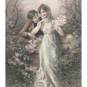 ITD Collection | Vintage Courtship | A4 Rice Paper | Decoupage Paper | ITD Rice R0691