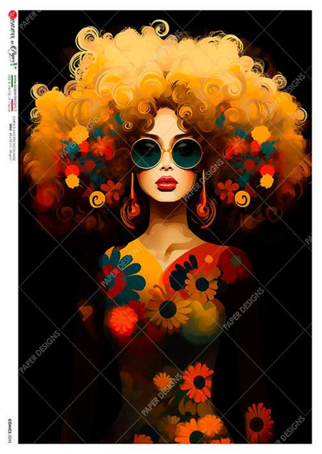 Paper Designs Rice Paper | Girls Rice Paper | A4 Rice Paper | Decoupage ...
