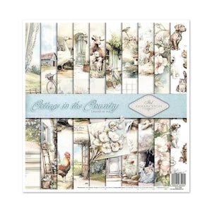 ITD Collection Cottage in the Country | 12 x 12 Paper | Paper | Card Stock | Acid free | Scrapbooking Paper | Ephemera | Crafts | SLS 088
