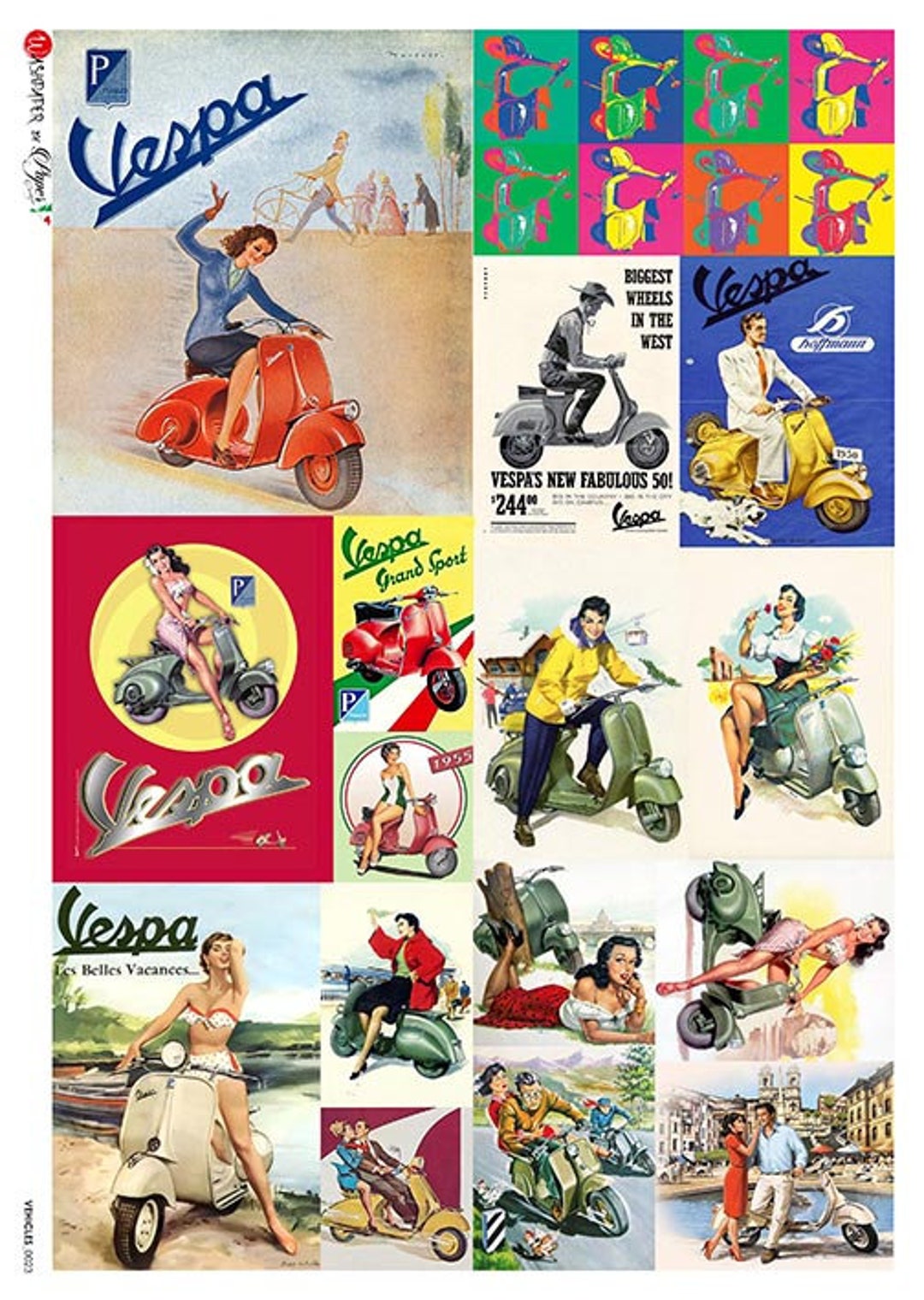 Paper Designs Rice Paper | Vehicles Rice Paper | A4 Rice Paper ...