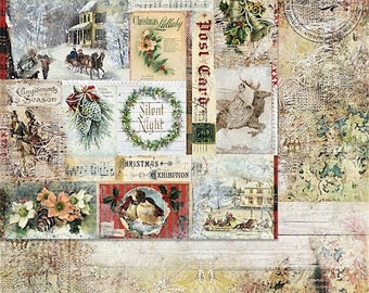 Acid Free Blue Fern Studios 12 x 12 Single Sheet 1 piece Vintage Christmas 2 NOEL Scrapbook Paper 12×12 Paper Double-Sided Acid Free Blue Fern Studios 12 x 12 Single Sheet 1 piece Vintage Christmas 2 NOEL Scrapbook Paper 12×12 Paper Double-Sided