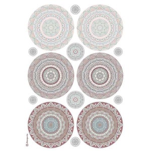Stamperia Rice Paper | Mandala | A4 Rice Paper | Decoupage Rice Paper | Rice Paper | 11.5 x 8.25 inches | DFSA4466