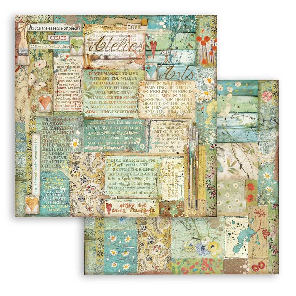 Scrapbooking Double Sided Paper 12 x 12, Card Stock, ScrapAndMe,  something.else