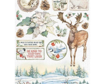 Winter Rice Paper - Etsy