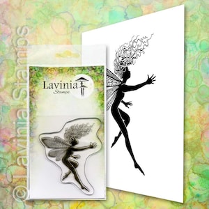 Lavinia Stamps | Layla Fairy | Cling Stamp | Large Silhouette Stamp | 9 cm tall | LAV662