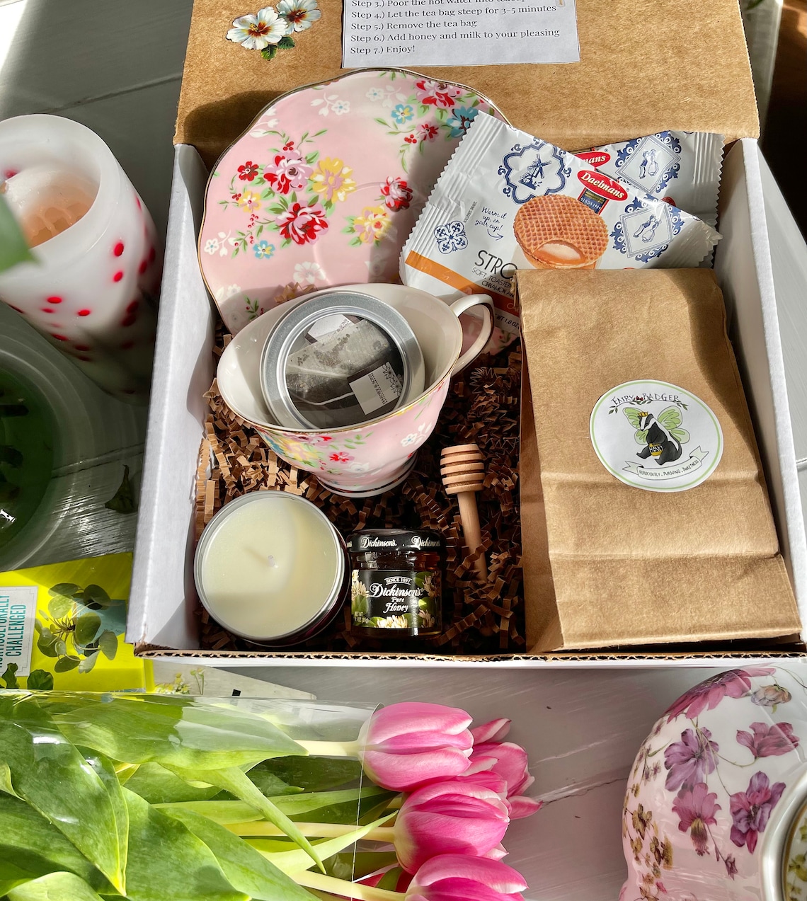 Tea Gift Box Etsy