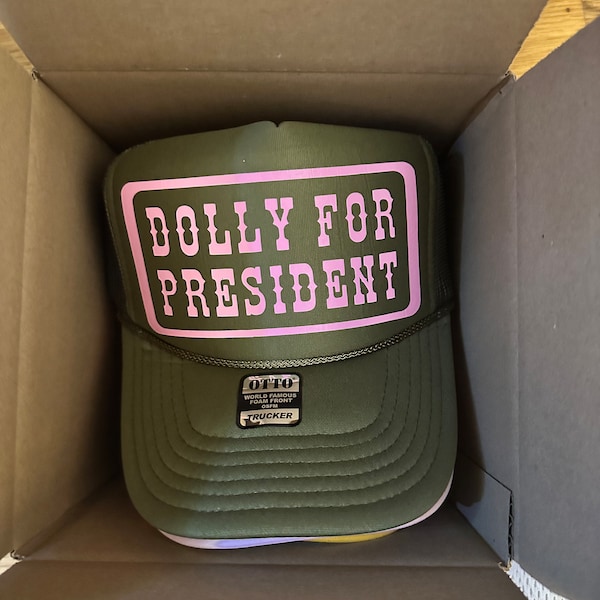 Dolly For President Trucker Hat