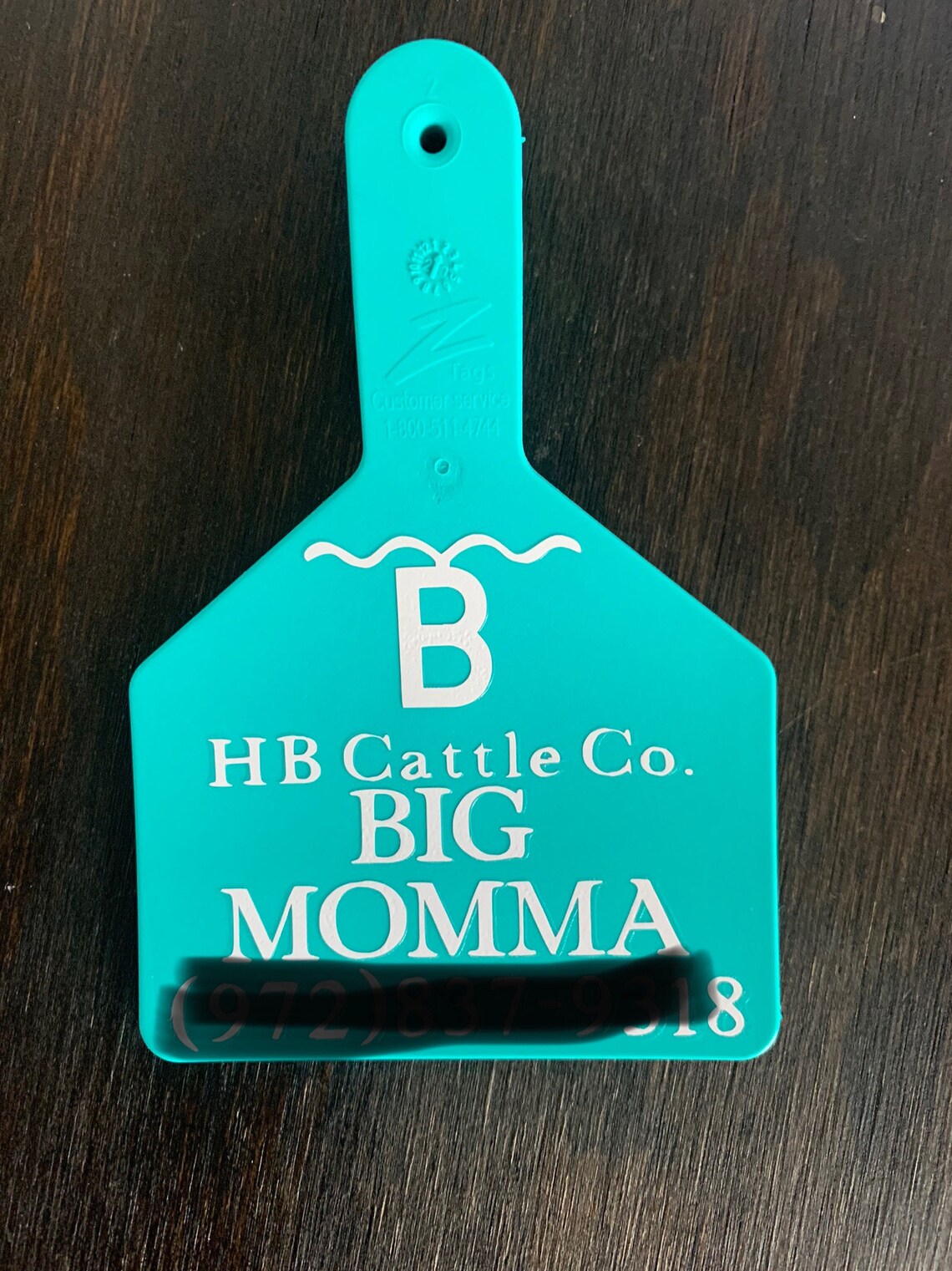 Custom Cattle Z tag Etsy