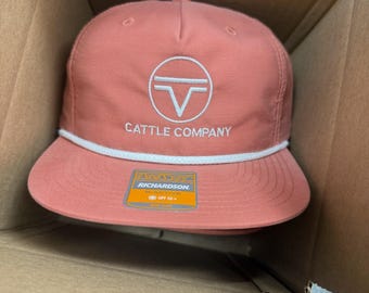 Richardson 256 Grandpa Rope Hat Custom/ Embroidered Hat