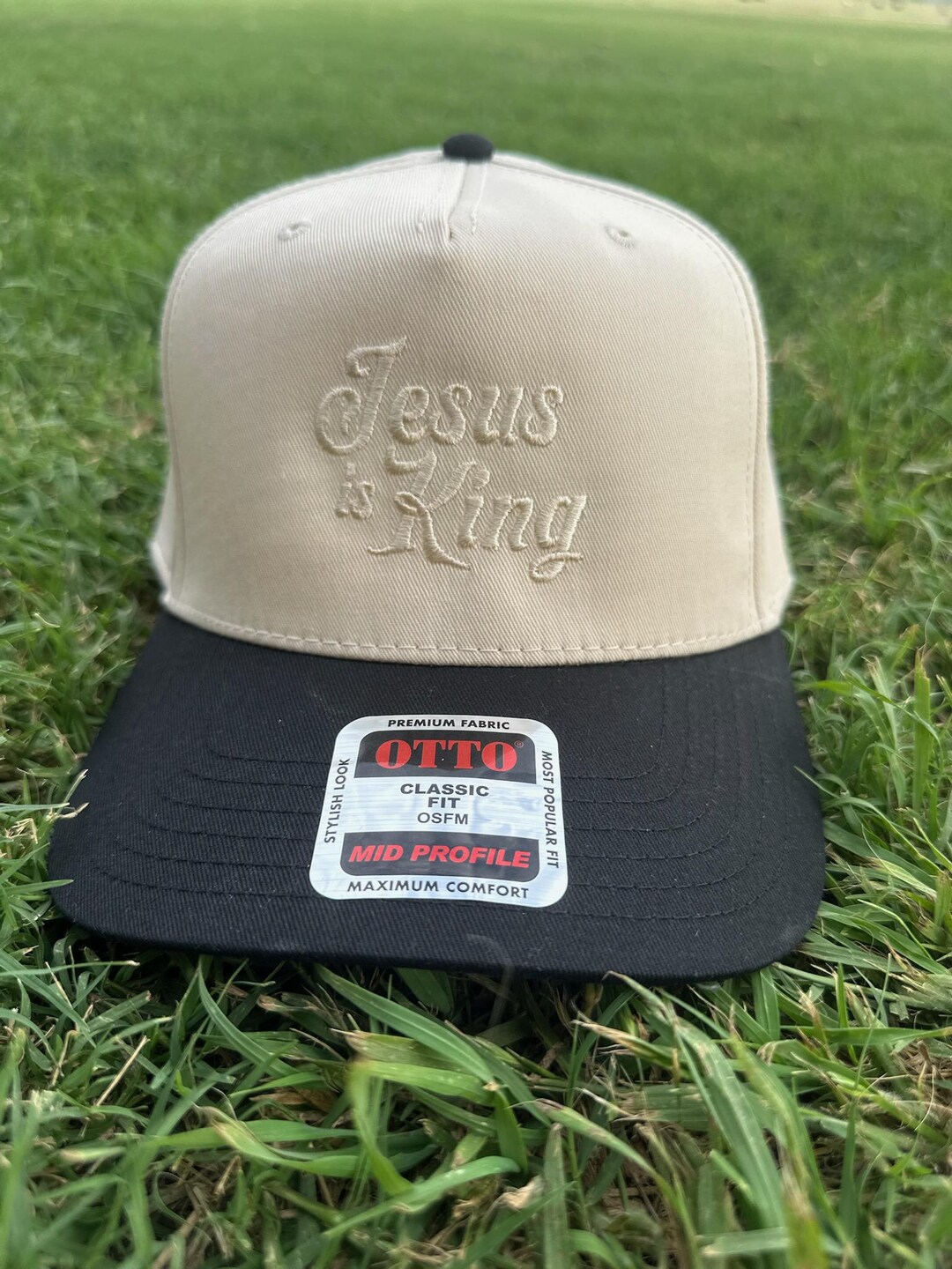 Jesus is King Trucker Hat/ Otto Hats/ Adjustable Etsy