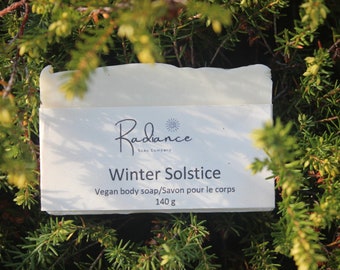 Winter Solstice Vegan Soap, Hemp Body Soap, Natural Soap