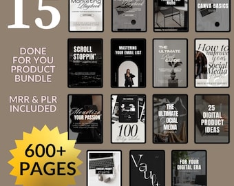 Instant Access How to Start a Faceless Instagram Done For You Product Bundle with MRR and PLR, Start Your Digital Marketing Business