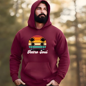 Retro Soul Hoodie, Cotton Printed Hoodie, Casual Hoodie, Self Love Hoodie, Vintage Retro Hoodie