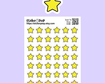 Pegatinas planificadoras con iconos de estrellas: Calendario y agenda
