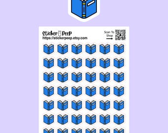 Book Icon Planner Stickers: Calendar Agenda Tracker