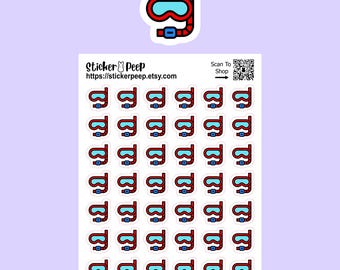 Snorkel Icon Planner Stickers: Calendar Agenda Tracker