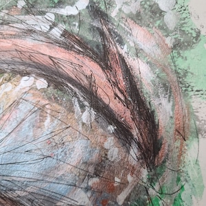 Metallic Dragon Watercolor - ORIGINAL