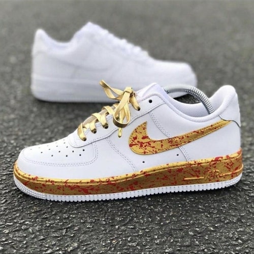 Custom Nike Air Force 1 Splatter Etsy