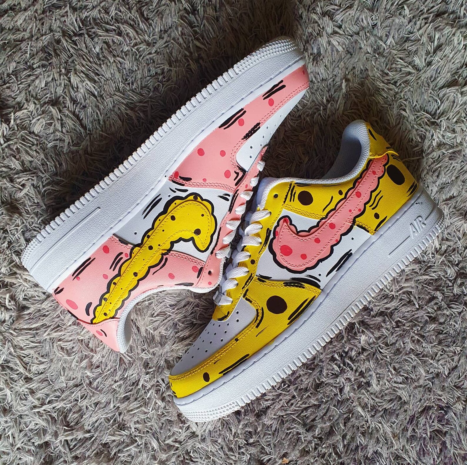 nike air force 1 spongebob