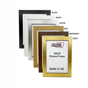 OAK-BLACK-GOLD-SILVER-WHITE-MAHOGANY-PICTUREFRAME-PHOTOFRAME-PICTUREFRAMING-ARTFRAME-PRINTFRAME-ART-FRAME-PHOTO-PICTURE-READYMADEFRAME-