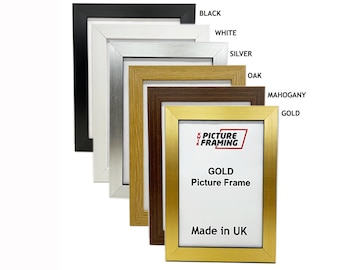 Oak Picture Frame, 30mm Flat Polcore Wall Art Display Framing