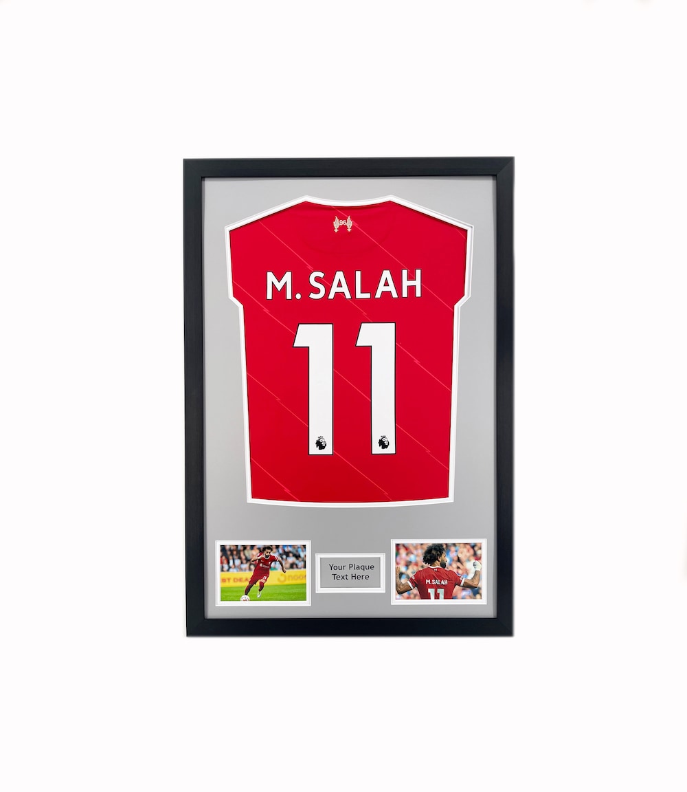 Football Label Frame Diy Ready Made Football Shirt Frame For Your Adult Football Signed ...