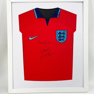 DIY ready made football shirt frame for your adult football signed shirt in this modern simple shirt cut out design 6 Frame colours image 5