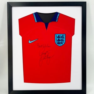 DIY ready made football shirt frame for your adult football signed shirt in this modern simple shirt cut out design 6 Frame colours image 6
