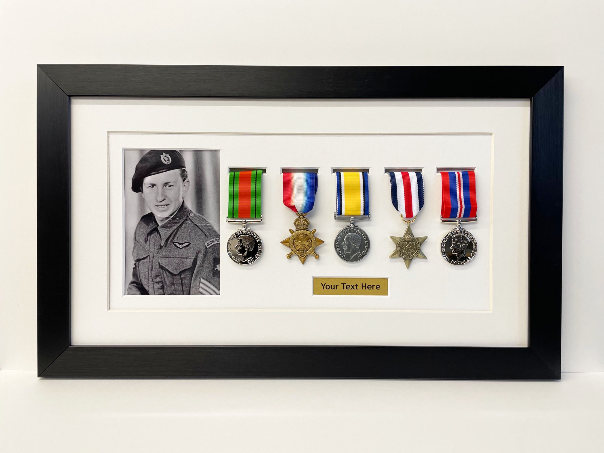 Military War Medal Display Frame for 5 Medal 6 X Etsy UK