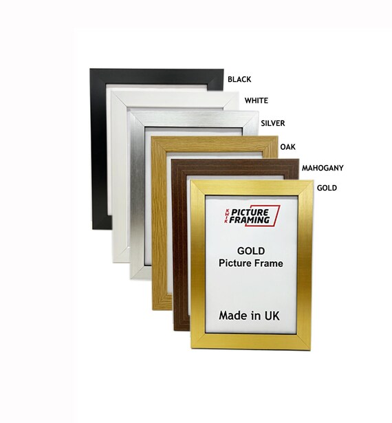 Oak Picture Frame, 30mm Flat Polcore Wall Art Display Framing