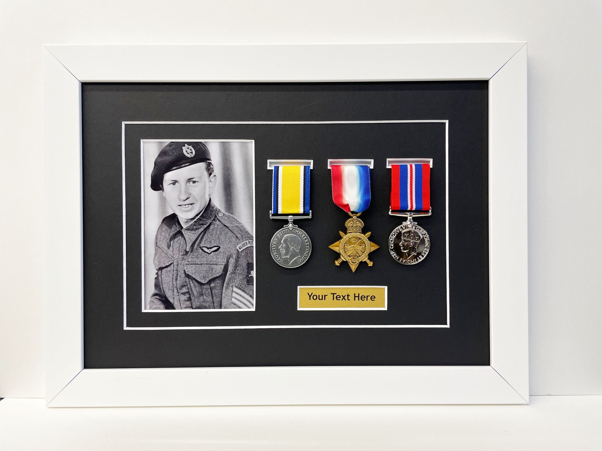Military War Medal Display Frame for 3 Medal 6 X Etsy UK