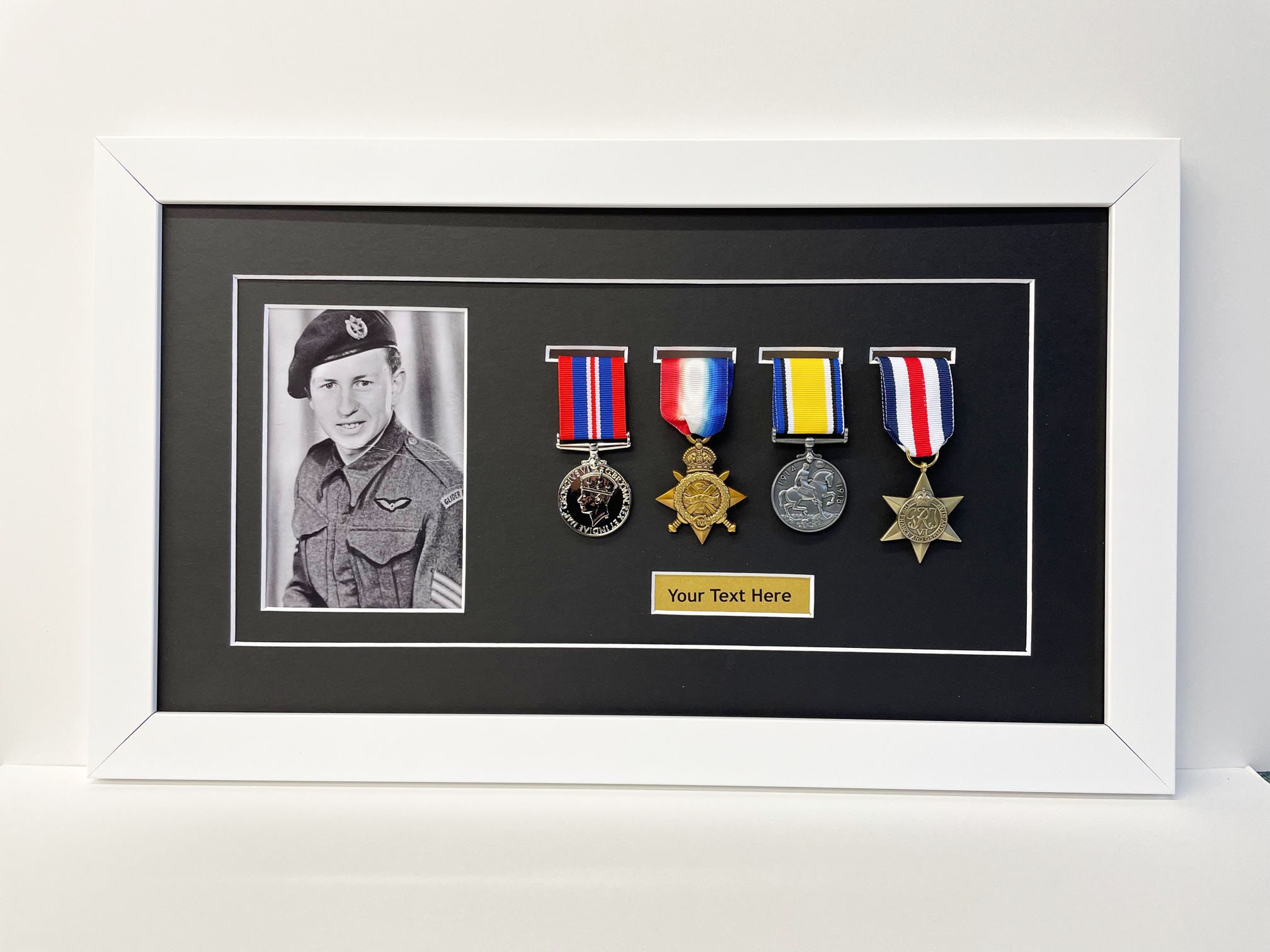 Military War Medal Display Frame for 4 Medal 6 X Etsy UK