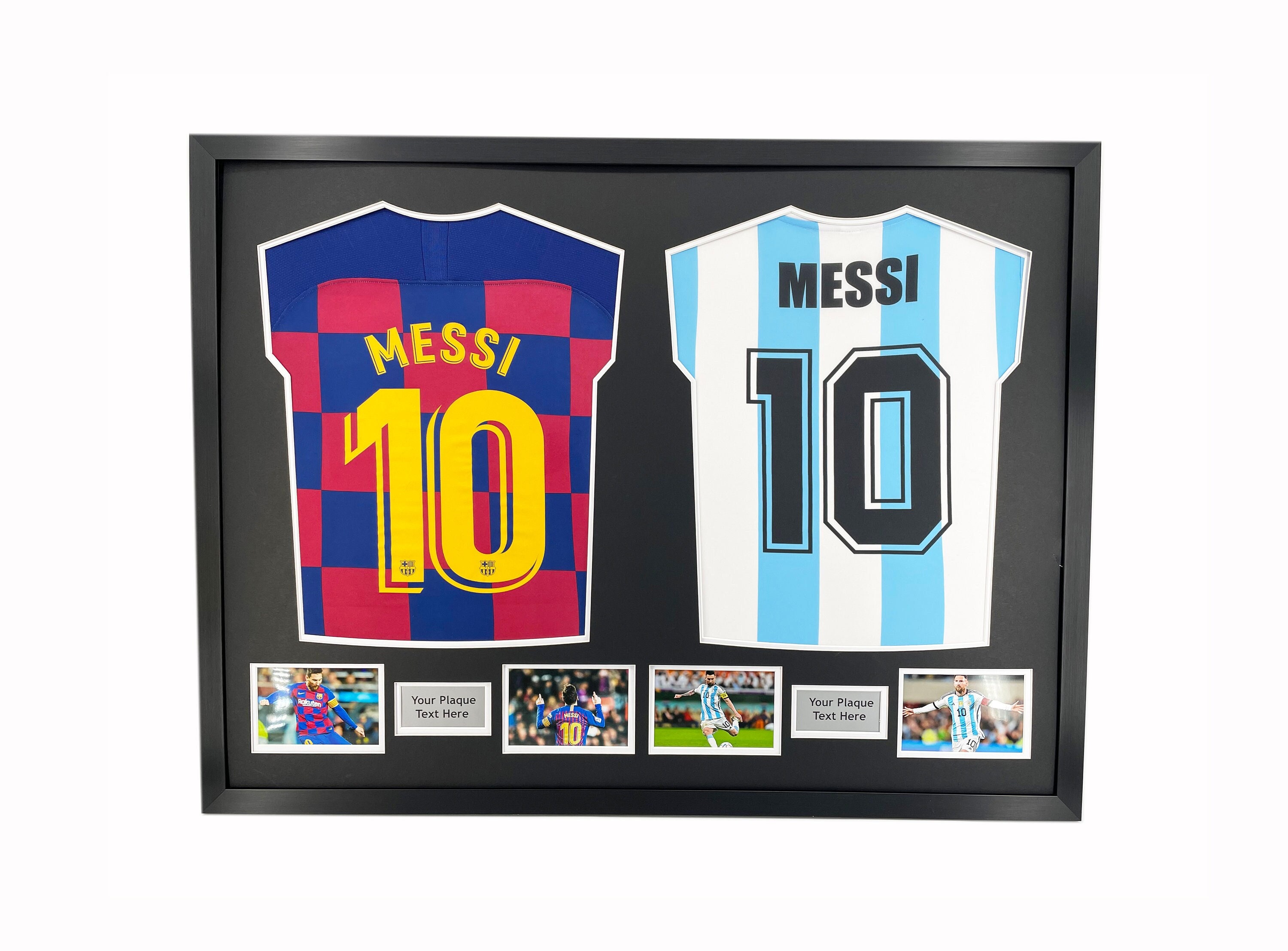 Football Shirt Framed Jersey Plaque Double Football Shirt Frame