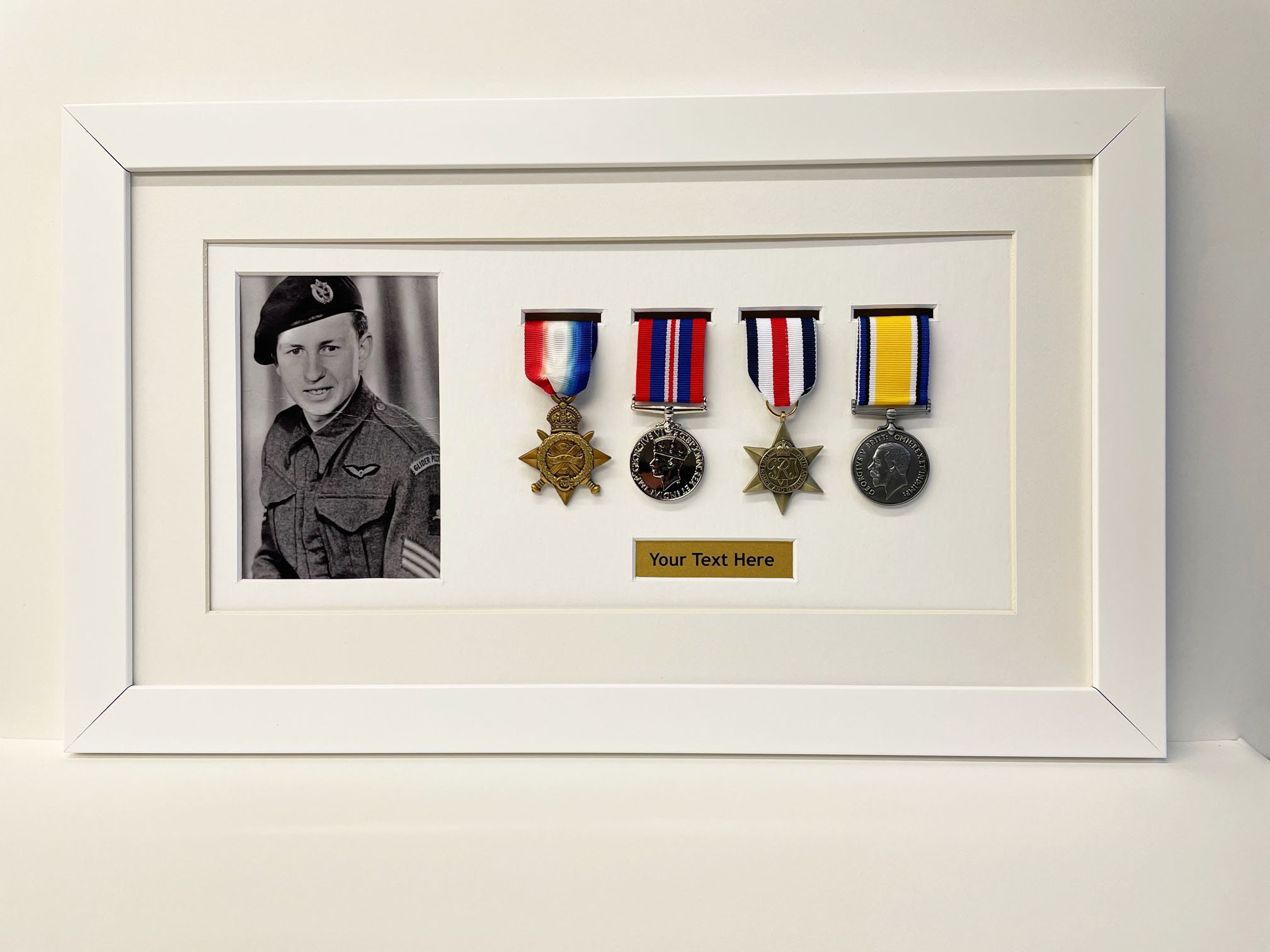 Military War Medal Display Frame for 4 Medal 6 X Etsy UK