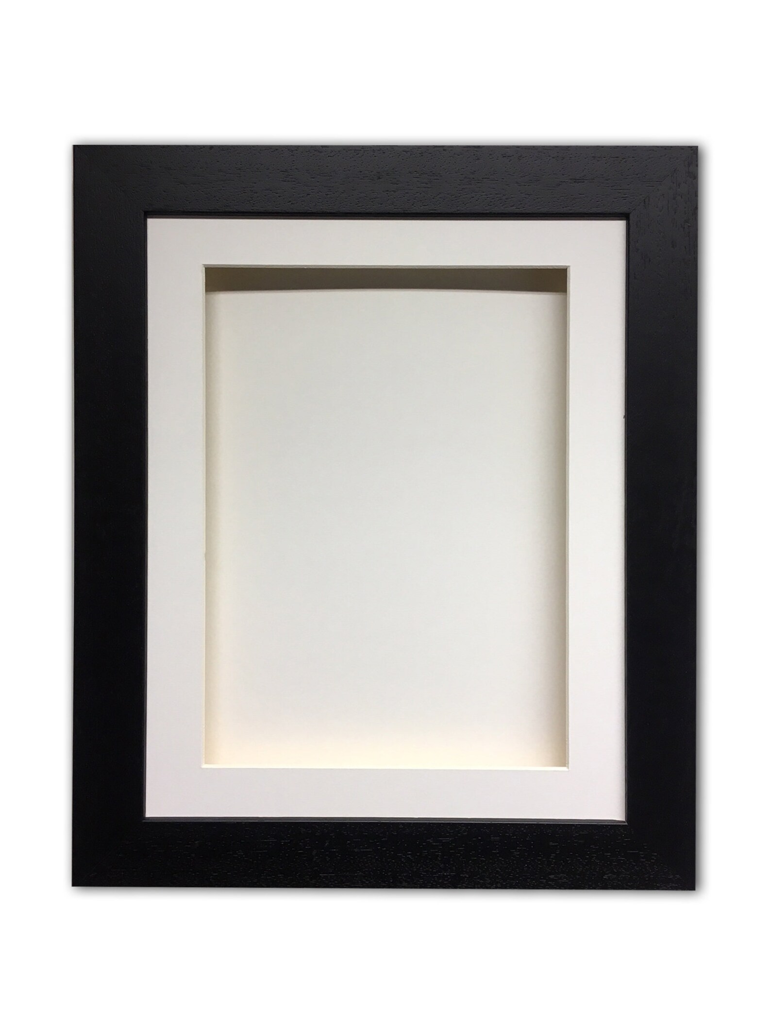 1 25mm Deep 3D Box Frame With White Mount and White Etsy UK