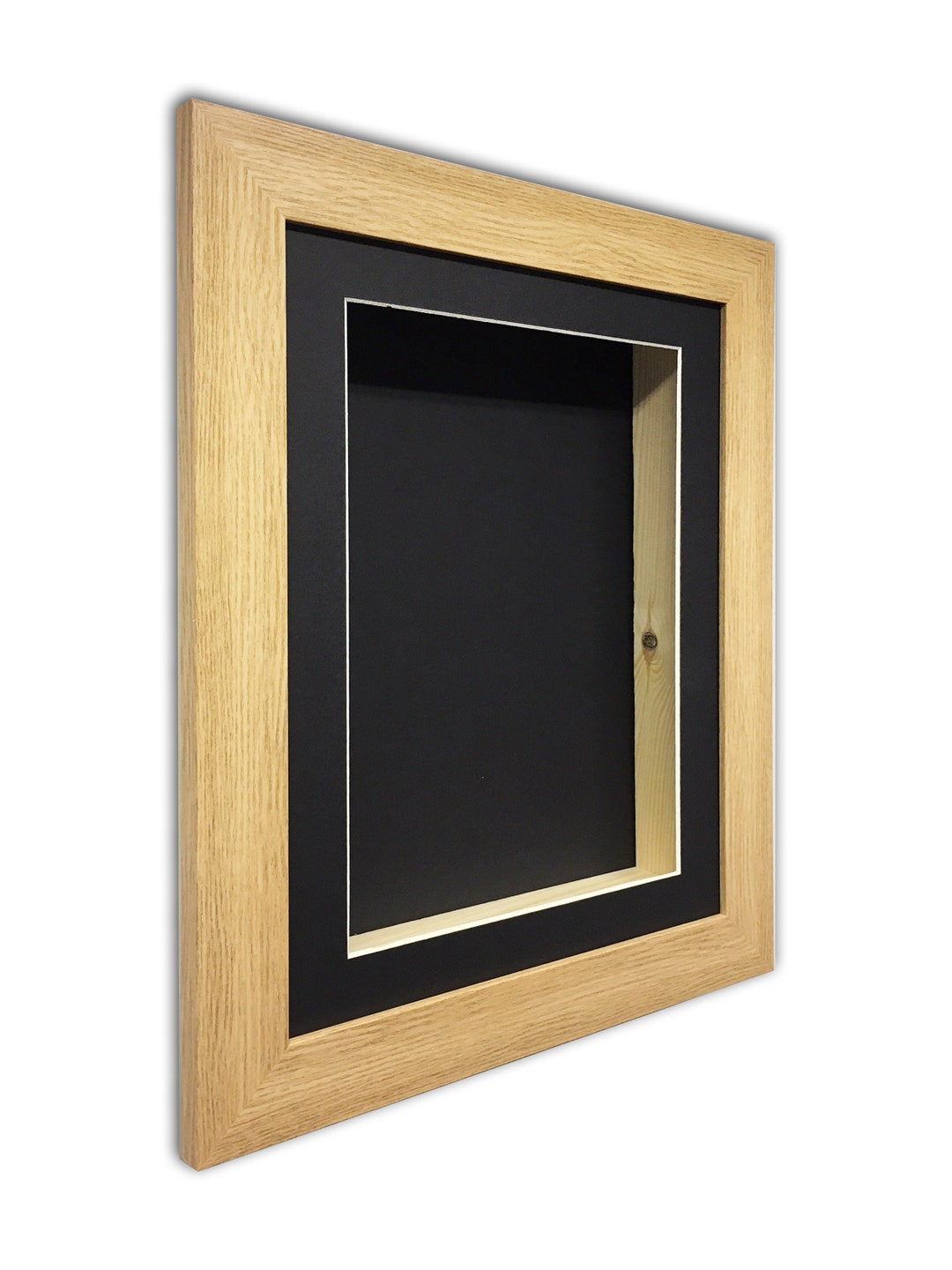 Memory Display Box, 2 Inch Deep Handmade 3D Shadow Frame (black Mount ...