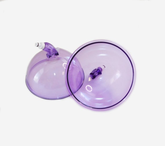 Size XL Colombian Lifting Butt Cups Color Lilac for Vacuum Therapy