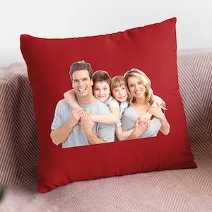 Photo Pillow, Personalized Photo Pillow Cover, Custom Photo Pillow ...