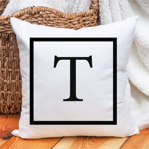 Monogrammed Pillow, Personalized Monogram Pillow, Custom Pillow Cover, Personalize Pillow, Customize Pİllow, Room Decor, Personalized Gift