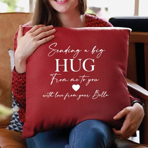 Couple Custom Hug Pillow Cover, Personalize Valentine Pillow, Custom Throw Pillow, Valentine Decor, Gift for Her, Present for Wife, Gift