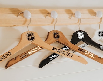 Custom Sports Team Jersey Hangers, Cheer Team Hangers, Custom Senior Night Gifts, Custom Hockey Team Hangers, Personalized Sports Hangers