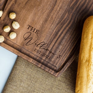 Charcuterie Board Custom, Personalized Serving Board, Mongramed Cheese Board, Anniversary Gift, Engagement Gift, Christmas Gift for Couple