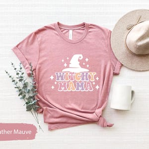 Witchy Mama Shirt, Witch Mama Shirt, Witchy Mom Shirt, Witch Mom Shirt, Witches Shirt, Witchy TShirt, Halloween TShirt, Gift For Halloween image 4
