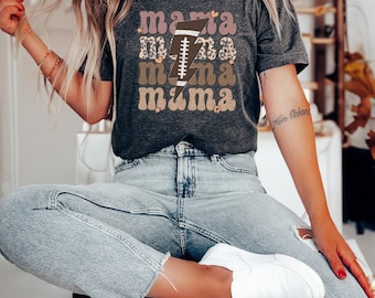 Football Shirt, Football Gift, Football Lover Shirt, Football Mom Shirt, Football Mama Shirt, Game Day Shirt, Sports Mama Shirt