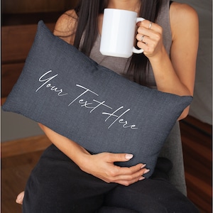 Custom Pillow, Custom Text Pillow, Customize Pillow, Personalized Pillow, Personalize Text Pillow, Custom Pillows, Personalized Pillows Gift zdjęcie 4