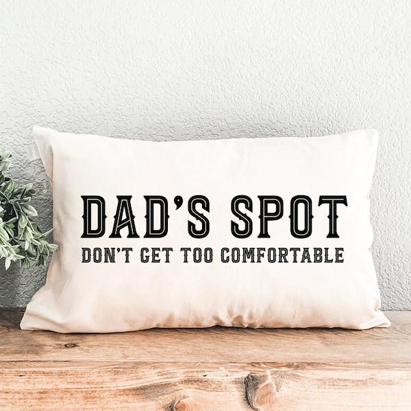 Dads Chair Pillow, Custom Throw Pillow, Funny Dad Pillow, Funny Husband Pillow, Funny Dad Gift, Dad Pillow Case, Personalize Dad Pillow