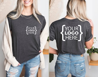 Personalisiertes T-Shirt, T-Shirt mit individuellem Logo, maßgeschneidertes T-Shirt, Firmenlogo-Shirt, personalisiertes Geschenk, Ihr Logo hier T-Shirts, Logo-T-Shirts