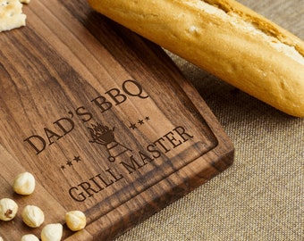 Personalized Wood Grilling Board, Meat Cutting Board, BBQ Gift, Men Grill Gift Idea, Husband Gift, Grandpa Gift, Barbecue Gift, Gift for Him
