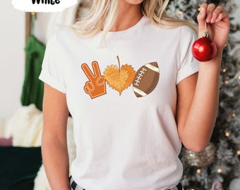 Football Fall Shirt, Football Mom, Football Gifts, Match Day Gift, Game Day Shirt, Football Tshirts, Girls Football, Unique Holiday Gift