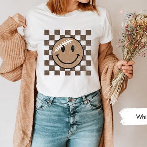 Happy Face Baseball Shirt, Baseball TShirt, Baseball Game Day Shirt, Softball Mom Shirt, Retro Baseball Shirt, Baseball Mom Shirt